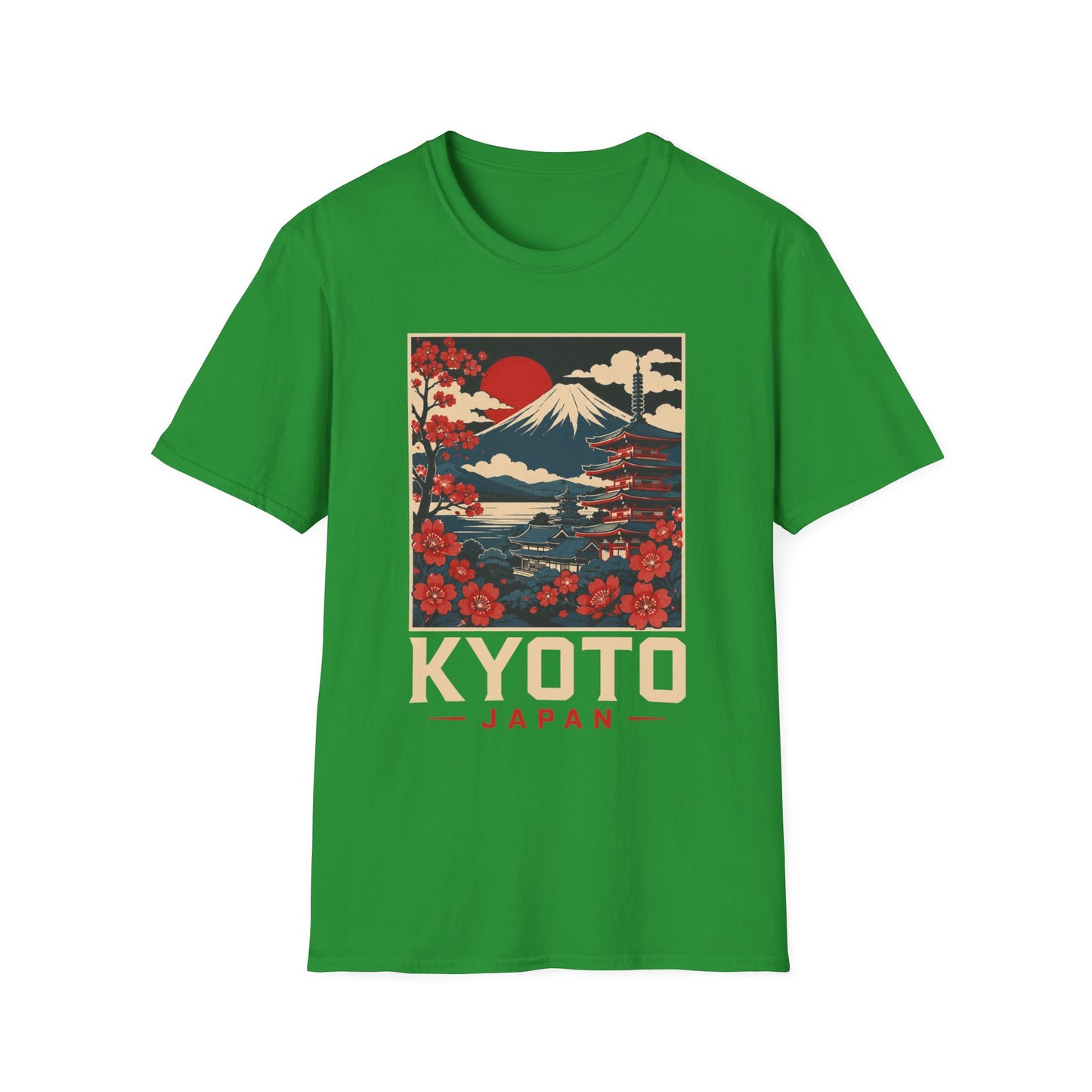 Kyoto Japan Vintage Mount Fuji Tee