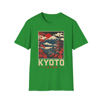Kyoto Japan Vintage Mount Fuji Tee