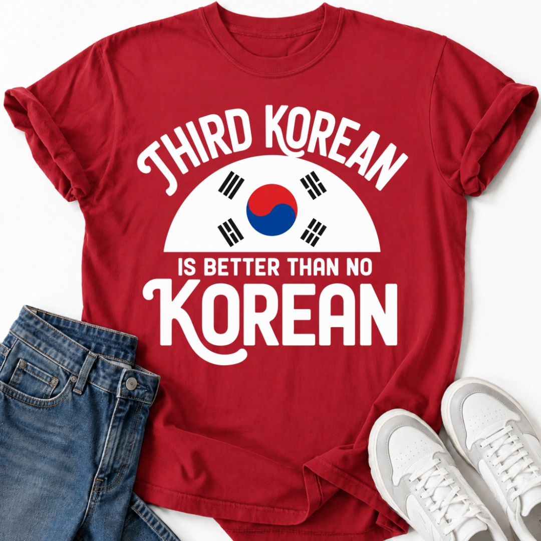 THIRD KOREAN IS BETTER T-SHIRT