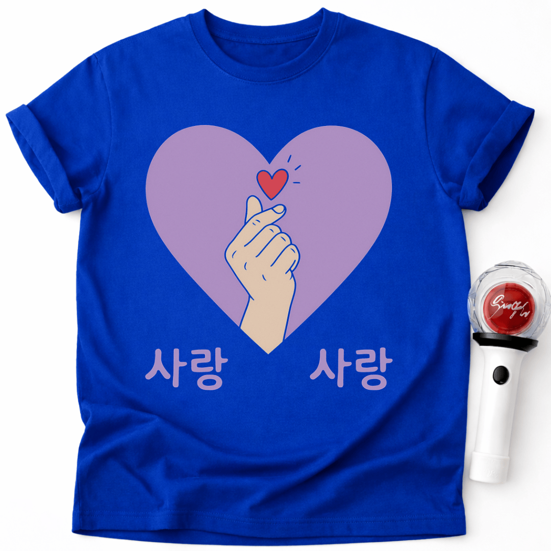 K-POP PURPLE HEART T-SHIRT