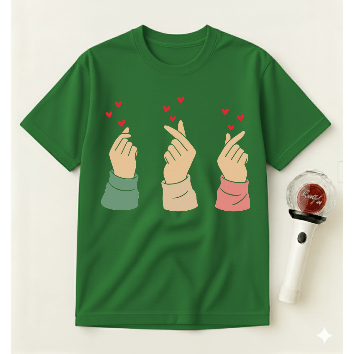 MATCHING K-POP HEART T-SHIRT