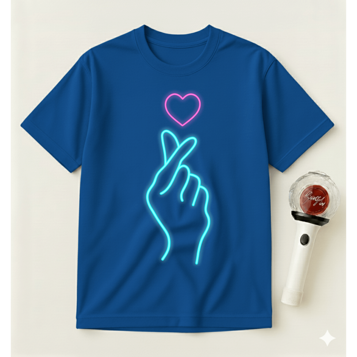 K-POP FINGER HEART T-SHIRT