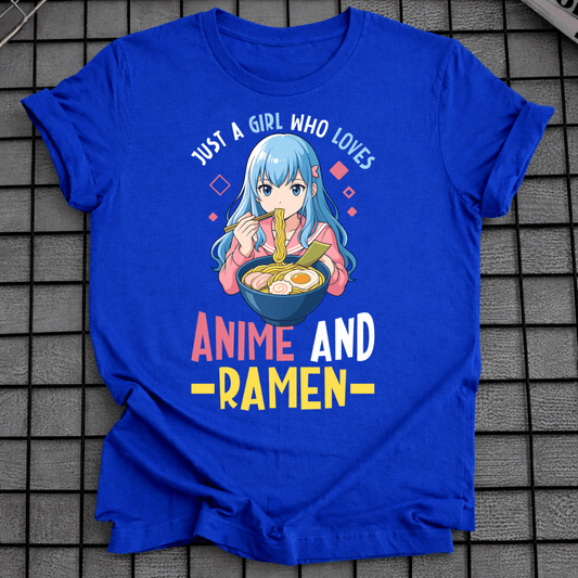 ANIME AND RAMEN T-SHIRT