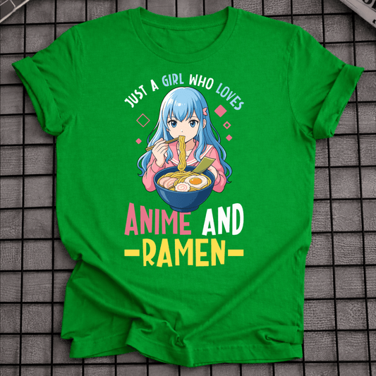 ANIME AND RAMEN T-SHIRT