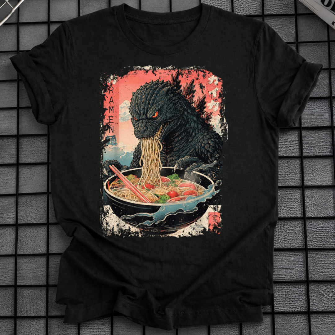 JAPANISCHES KAIJU NOODLE T-SHIRT
