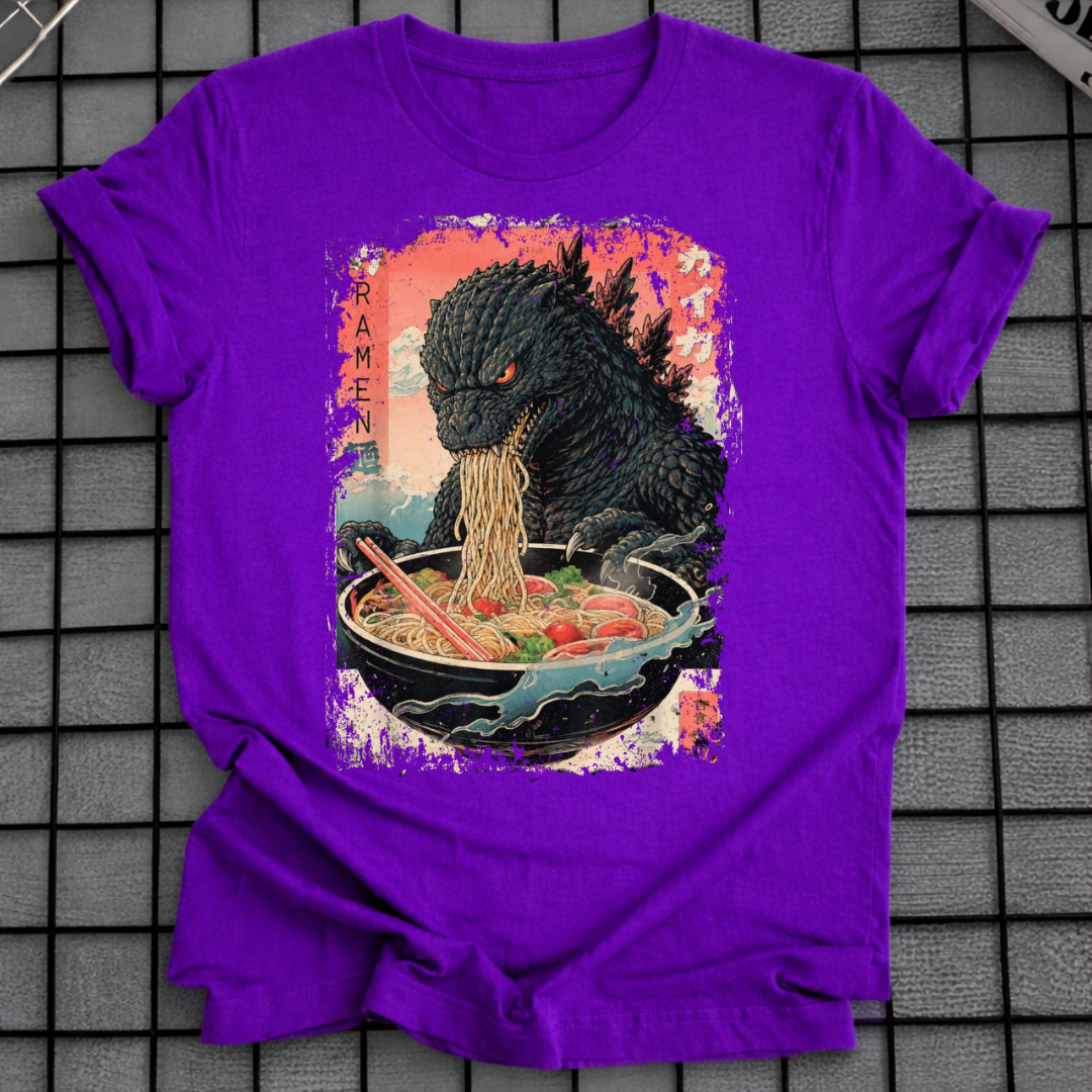 JAPANISCHES KAIJU NOODLE T-SHIRT
