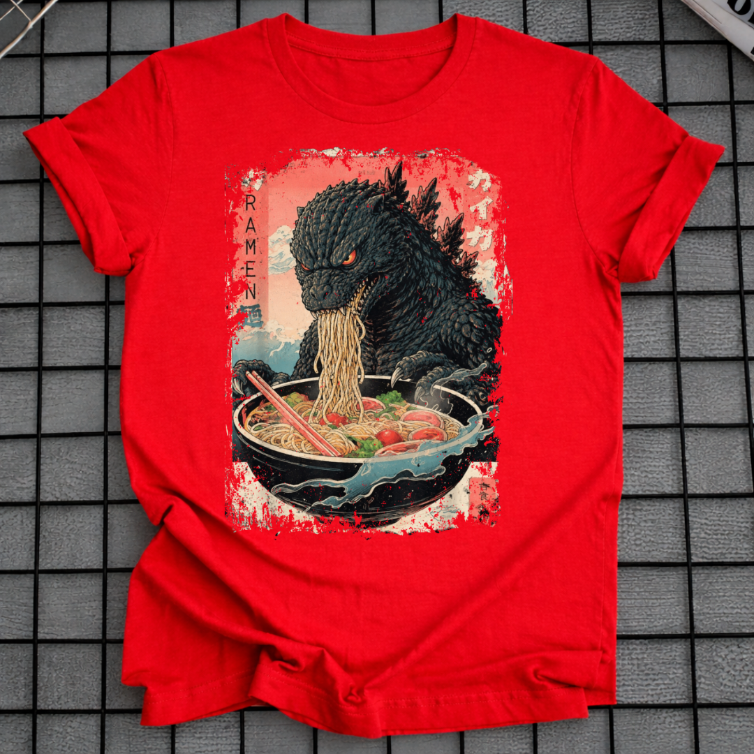 JAPANISCHES KAIJU NOODLE T-SHIRT