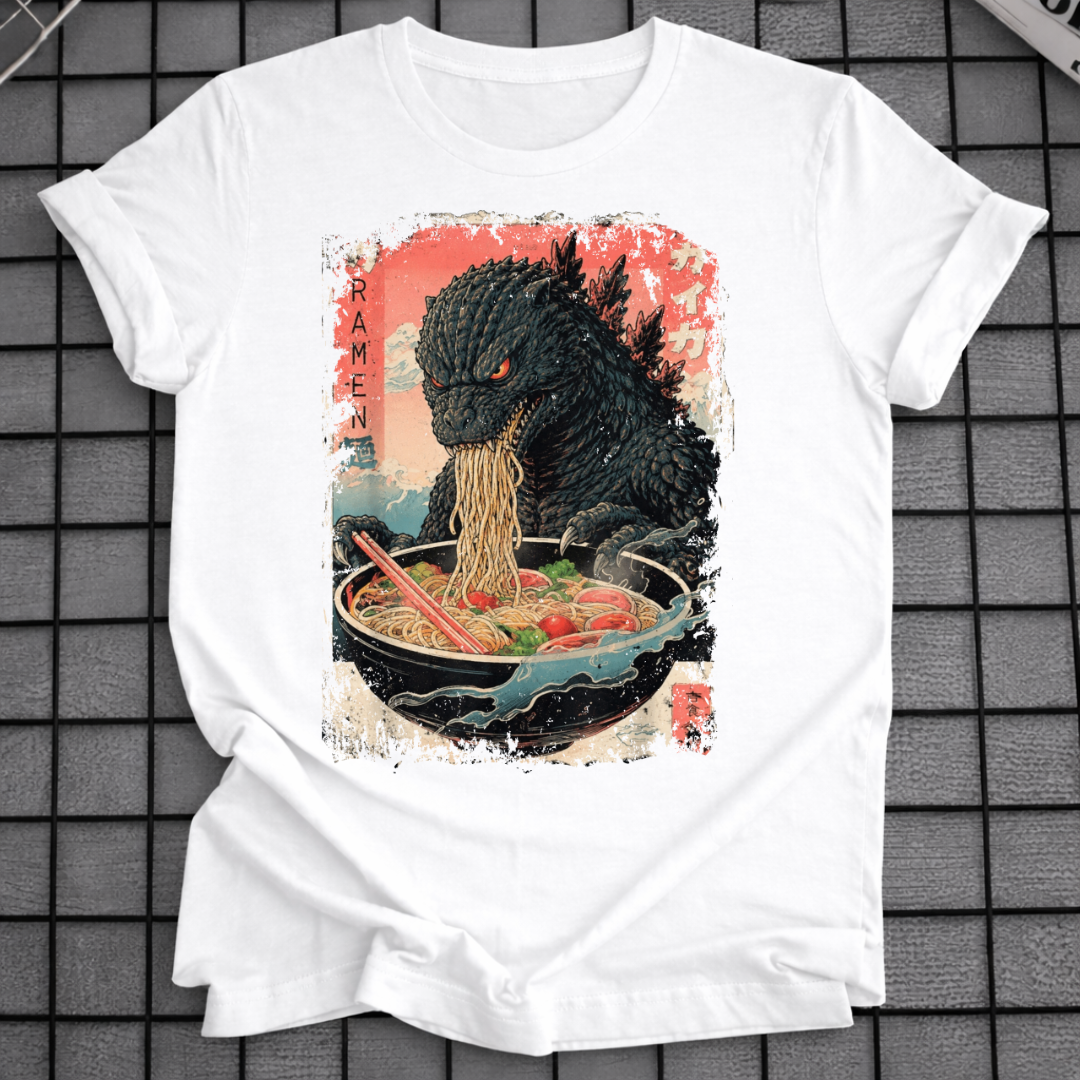 JAPANISCHES KAIJU NOODLE T-SHIRT