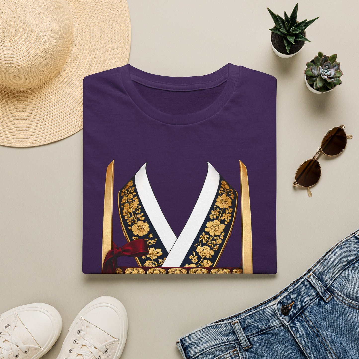 KOREAN WEDDING HANBOK COSTUME T-SHIRT