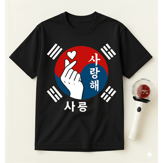 K-POP KOREAN FLAG T-SHIRT