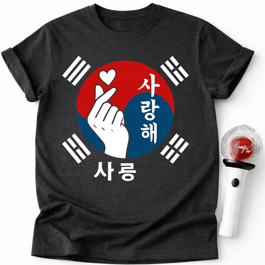 K-POP KOREANISCHE FLAGGE T-SHIRT