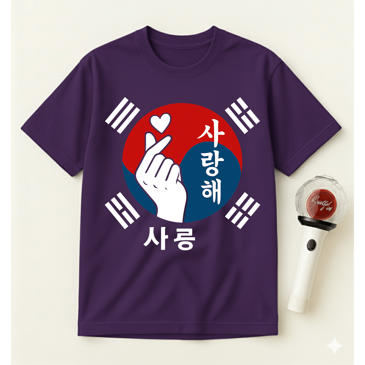 K-POP KOREAN FLAG T-SHIRT