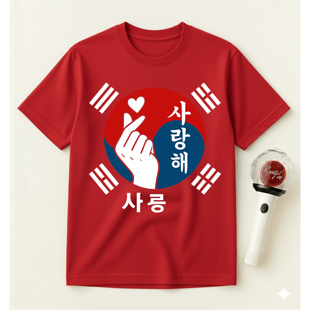 K-POP KOREAN FLAG T-SHIRT