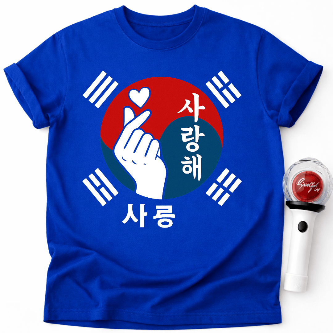 K-POP KOREANISCHE FLAGGE T-SHIRT