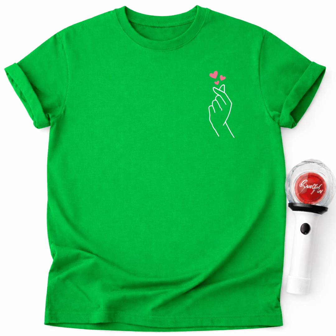 MINIMALISTISCHES KOREANISCHES HERZ T-SHIRT