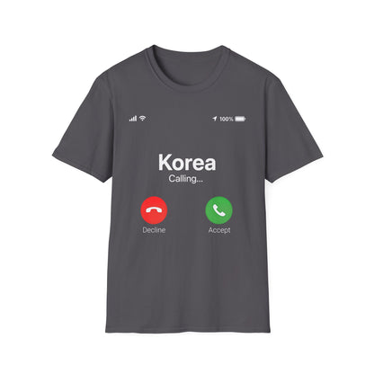 Korea Calling T-Shirt — Travel & Korea Lover Graphic Tee