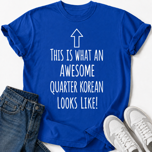 QUARTER KOREAN LOOKS LIKE T-SHIRT