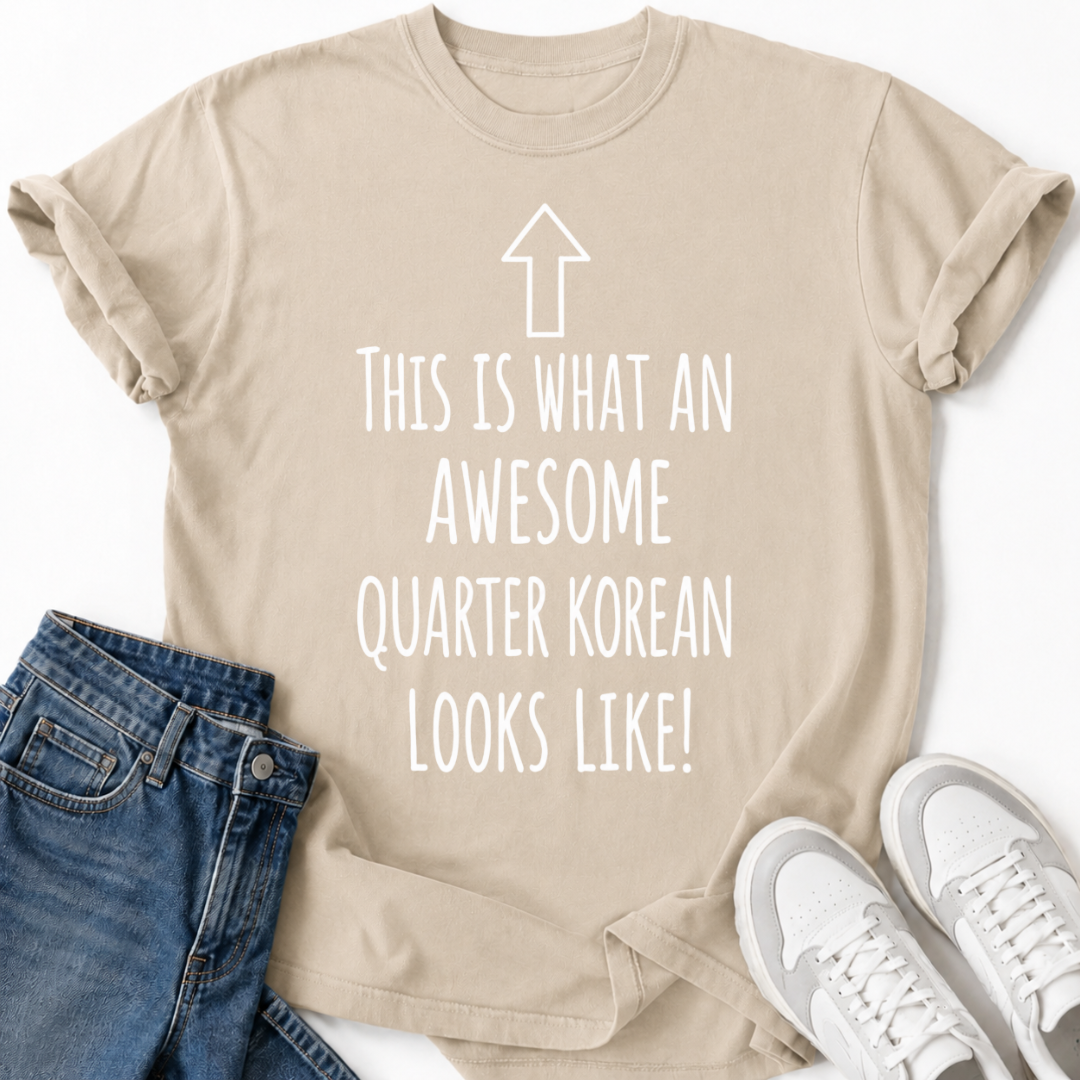 QUARTER KOREAN LOOKS LIKE T-SHIRT