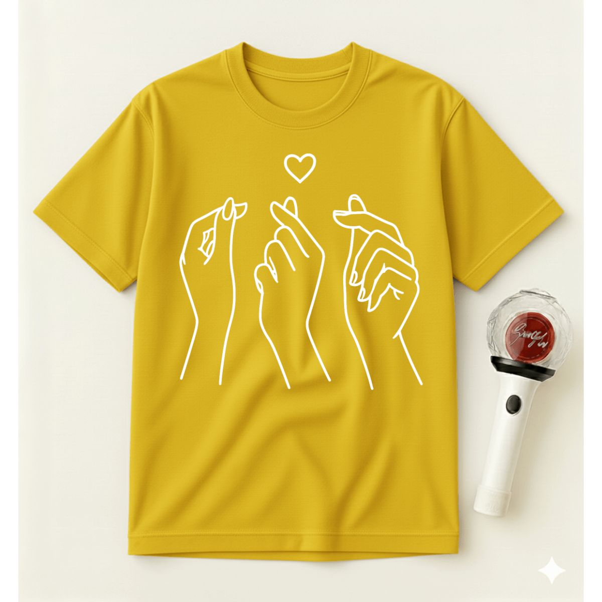 MINIMALIST KOREAN HEART T-SHIRT
