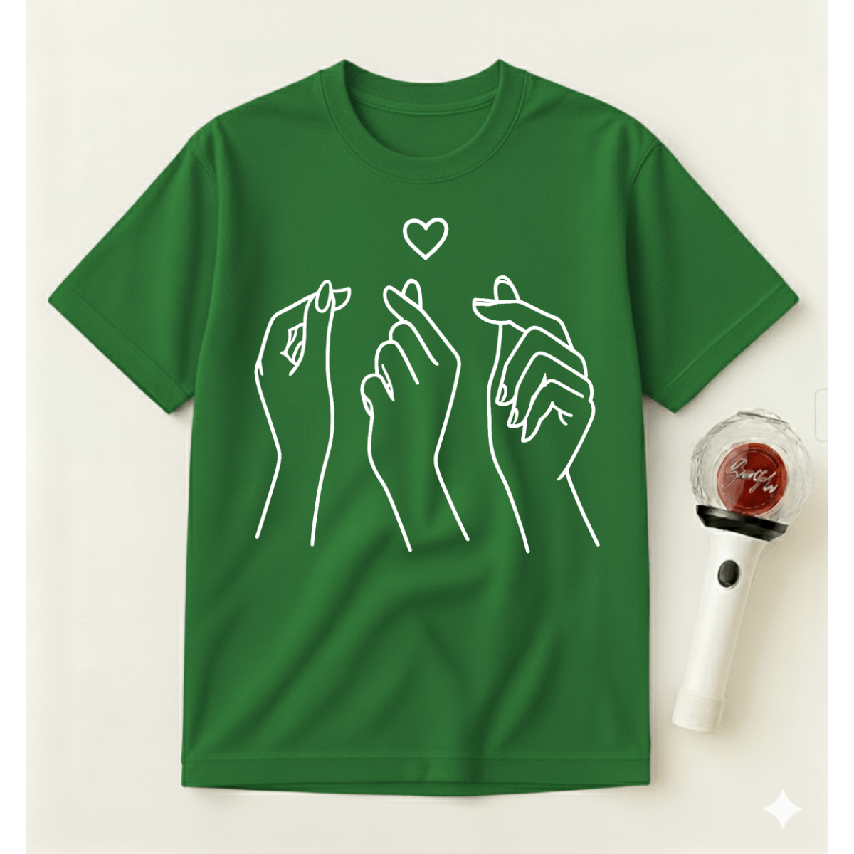 MINIMALIST KOREAN HEART T-SHIRT