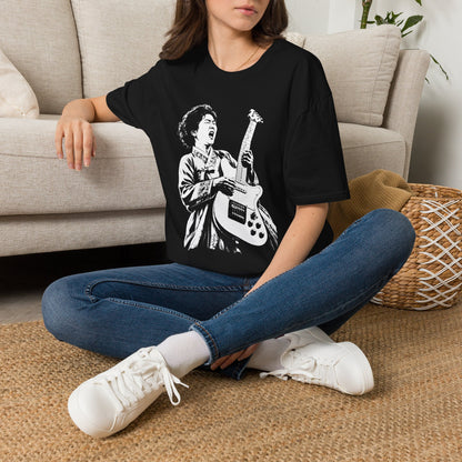 T-Shirt — Vintage Rock Guitarist Graphic Tee