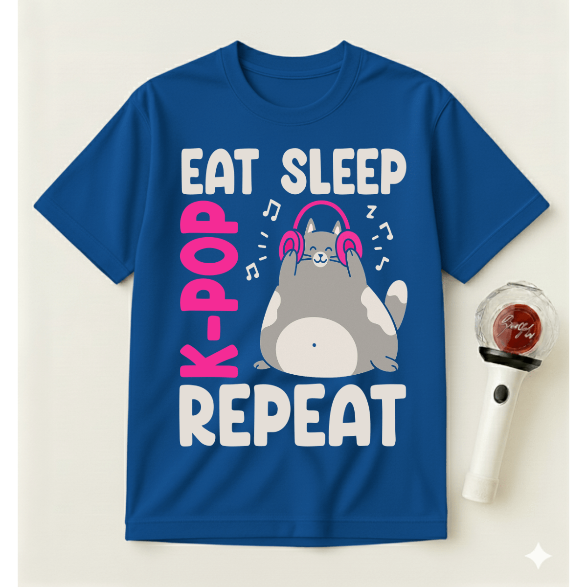 EAT SLEEP K-POP REPEAT T-SHIRT