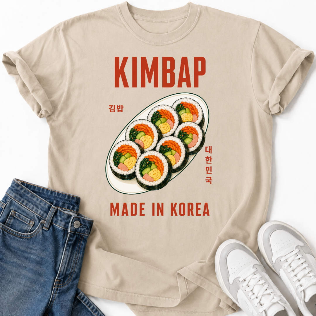 KIMBAP MADE IN KOREA T-SHIRT