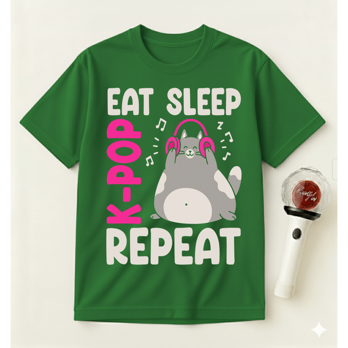 EAT SLEEP K-POP REPEAT T-SHIRT