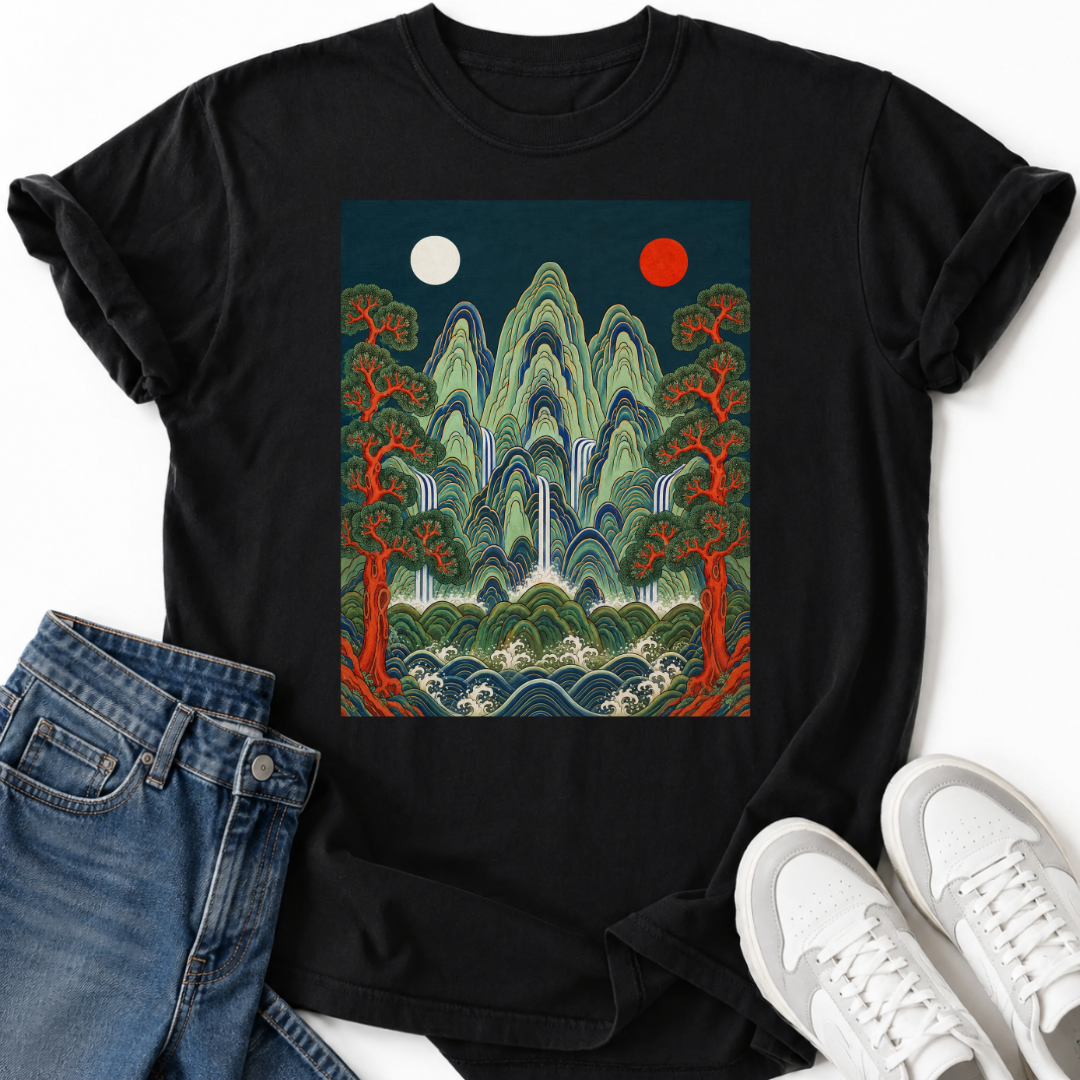 IRWOROBONGDO KOREAN ART T-SHIRT