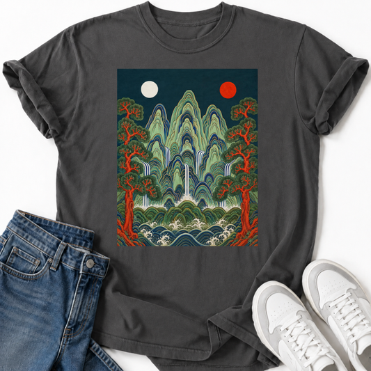 IRWOROBONGDO KOREAN ART T-SHIRT