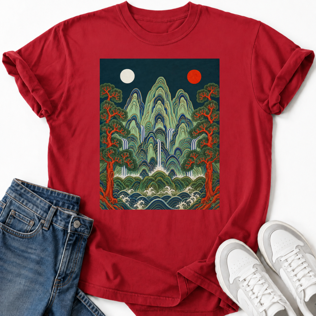 IRWOROBONGDO KOREAN ART T-SHIRT