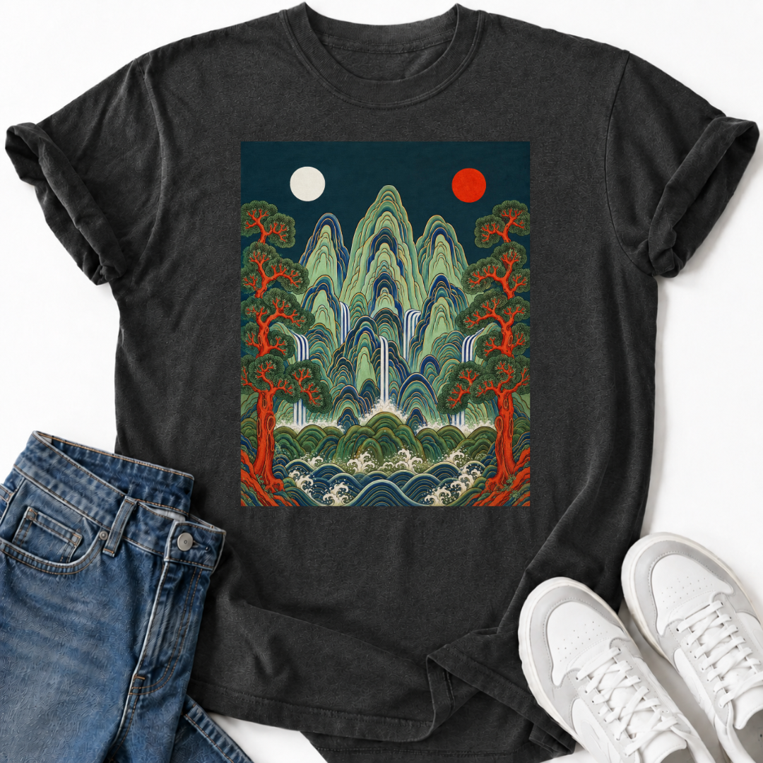 IRWOROBONGDO KOREAN ART T-SHIRT
