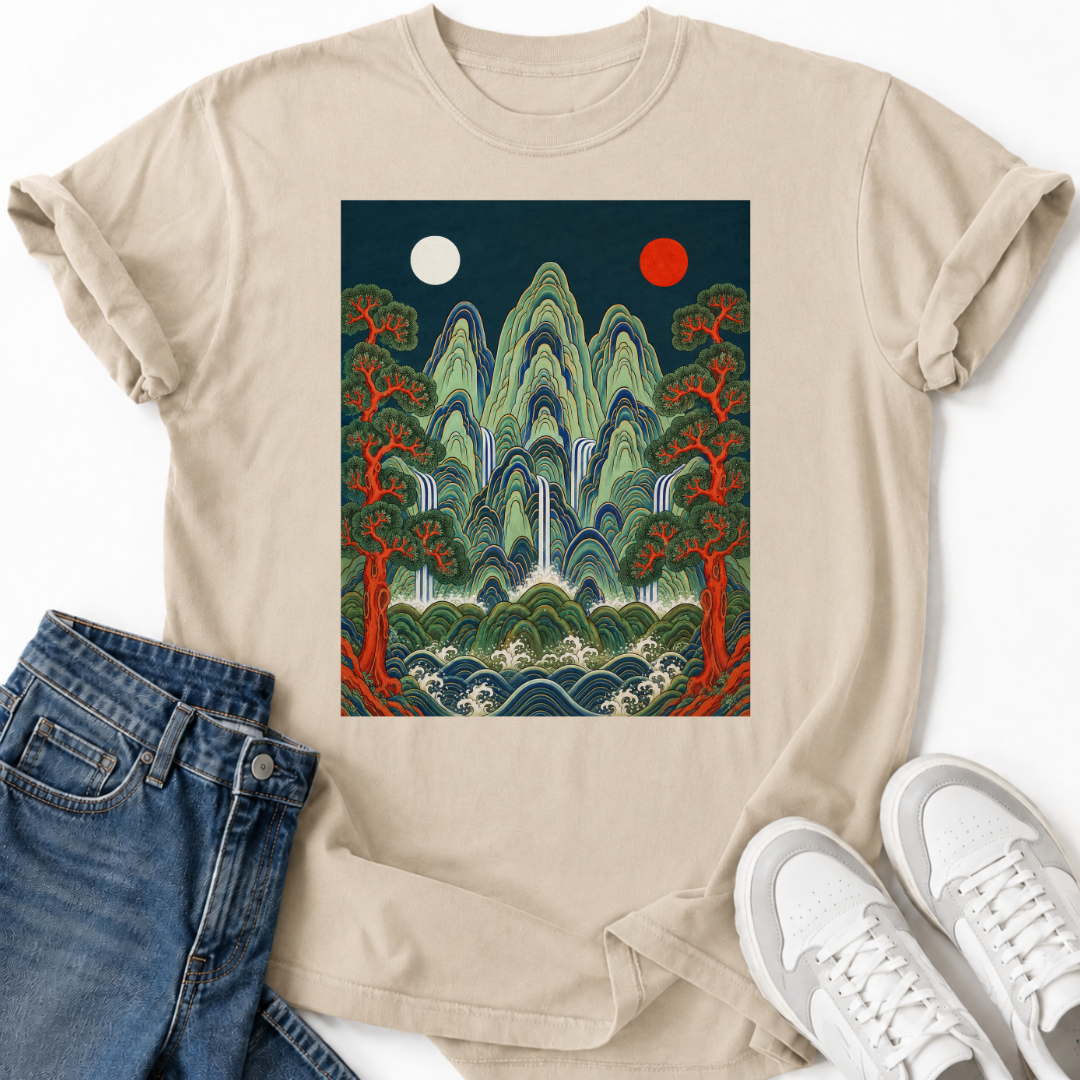 IRWOROBONGDO KOREAN ART T-SHIRT
