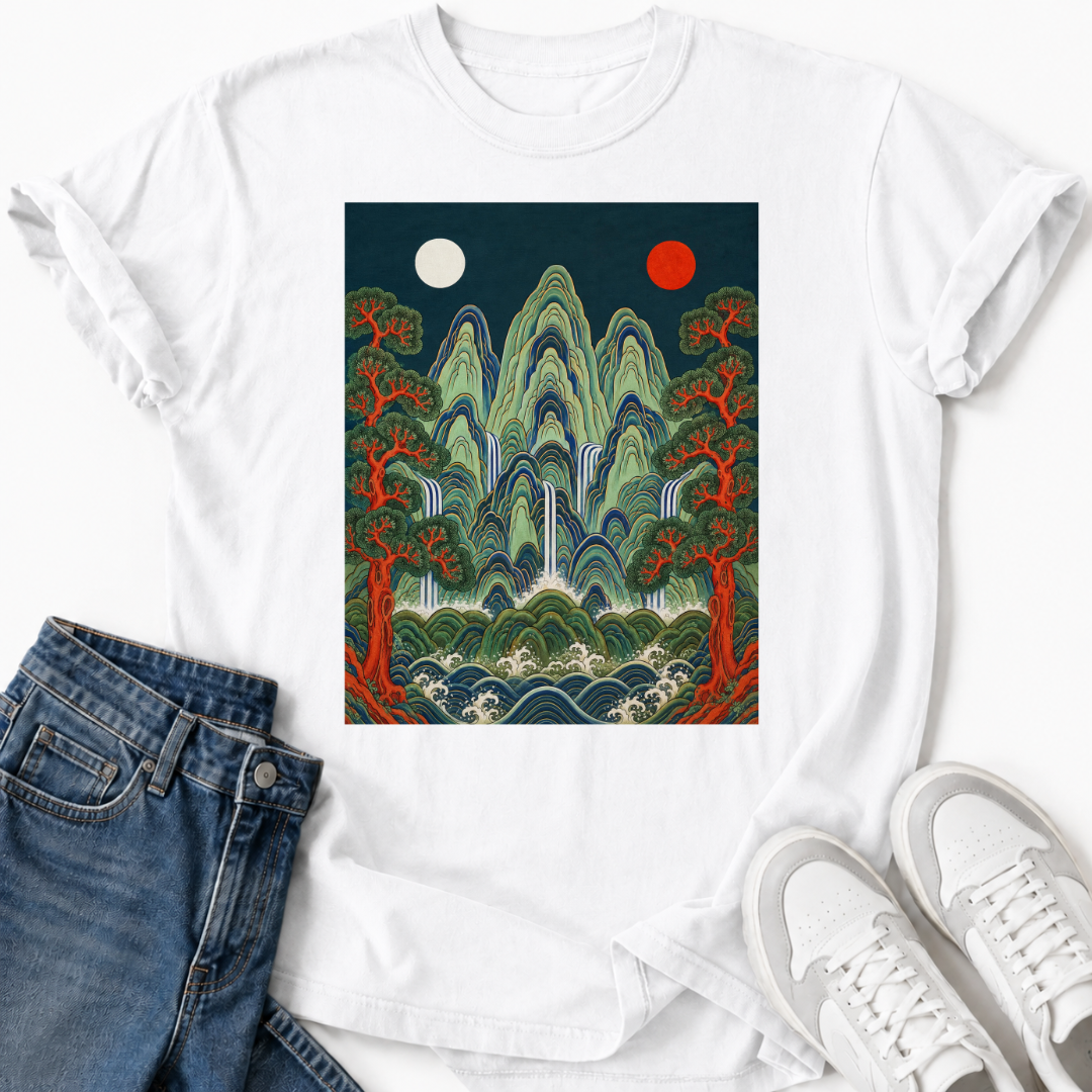 IRWOROBONGDO KOREAN ART T-SHIRT