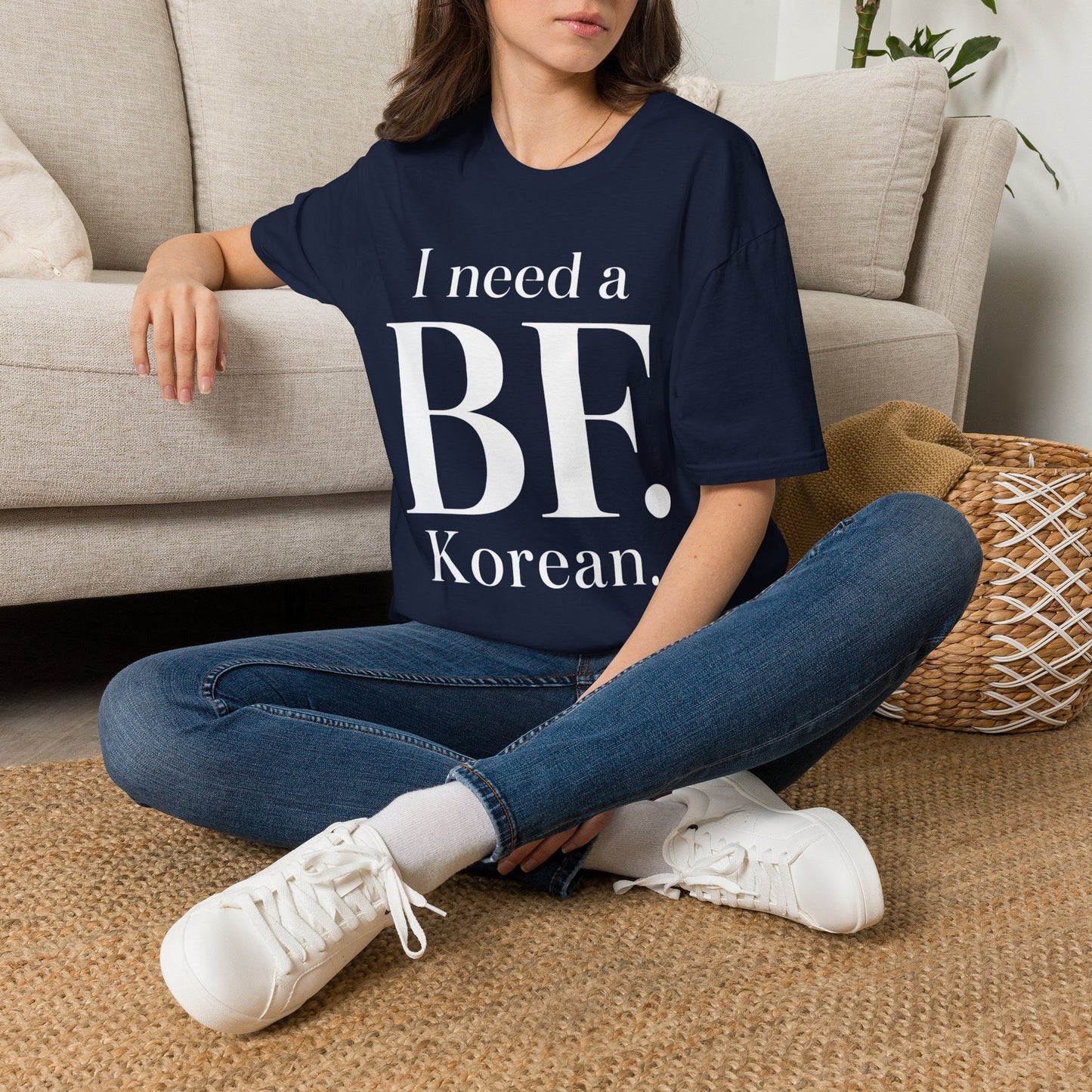 I NEED A BF. KOREAN T-SHIRT