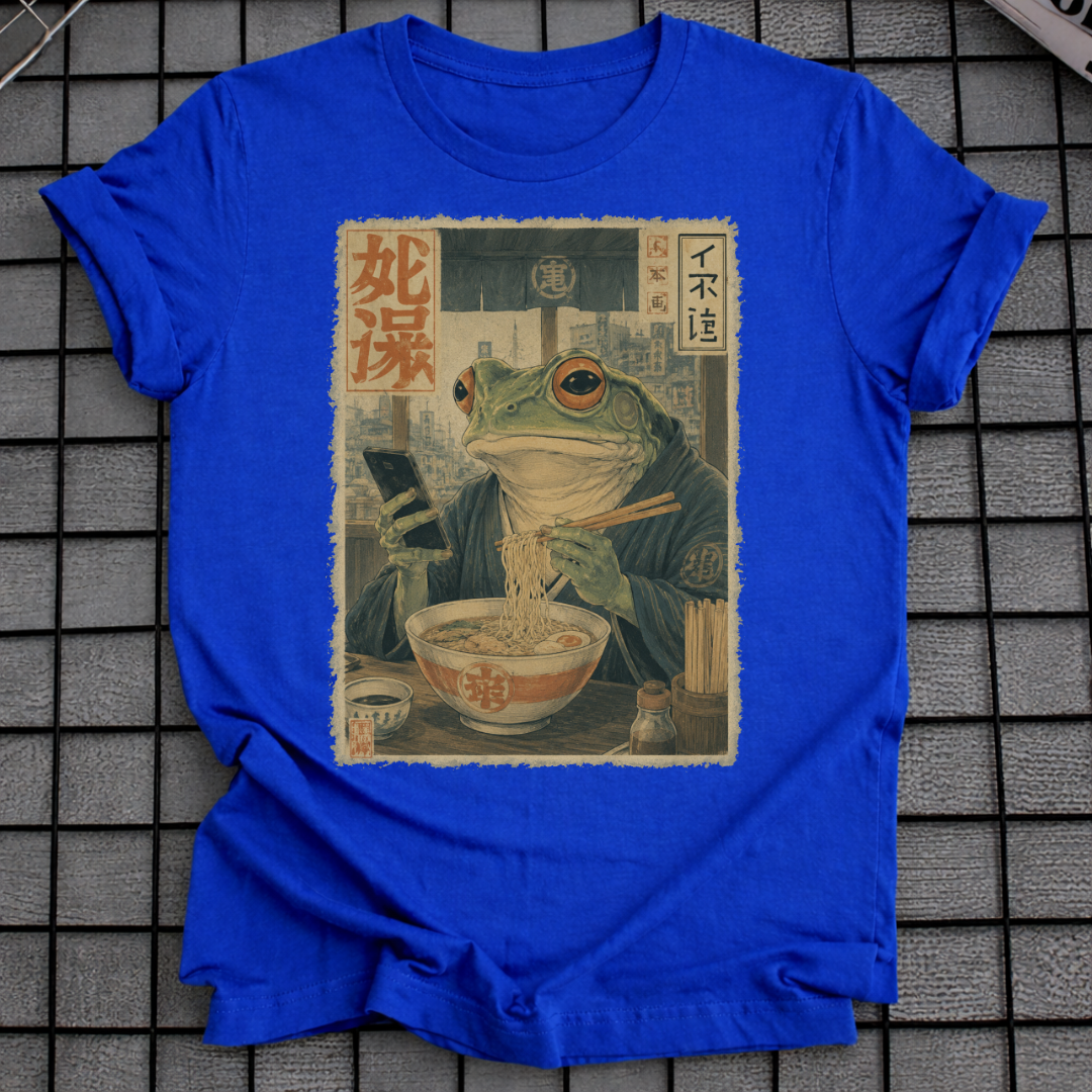 JAPANISCHES FROSCH-RAMEN-T-SHIRT