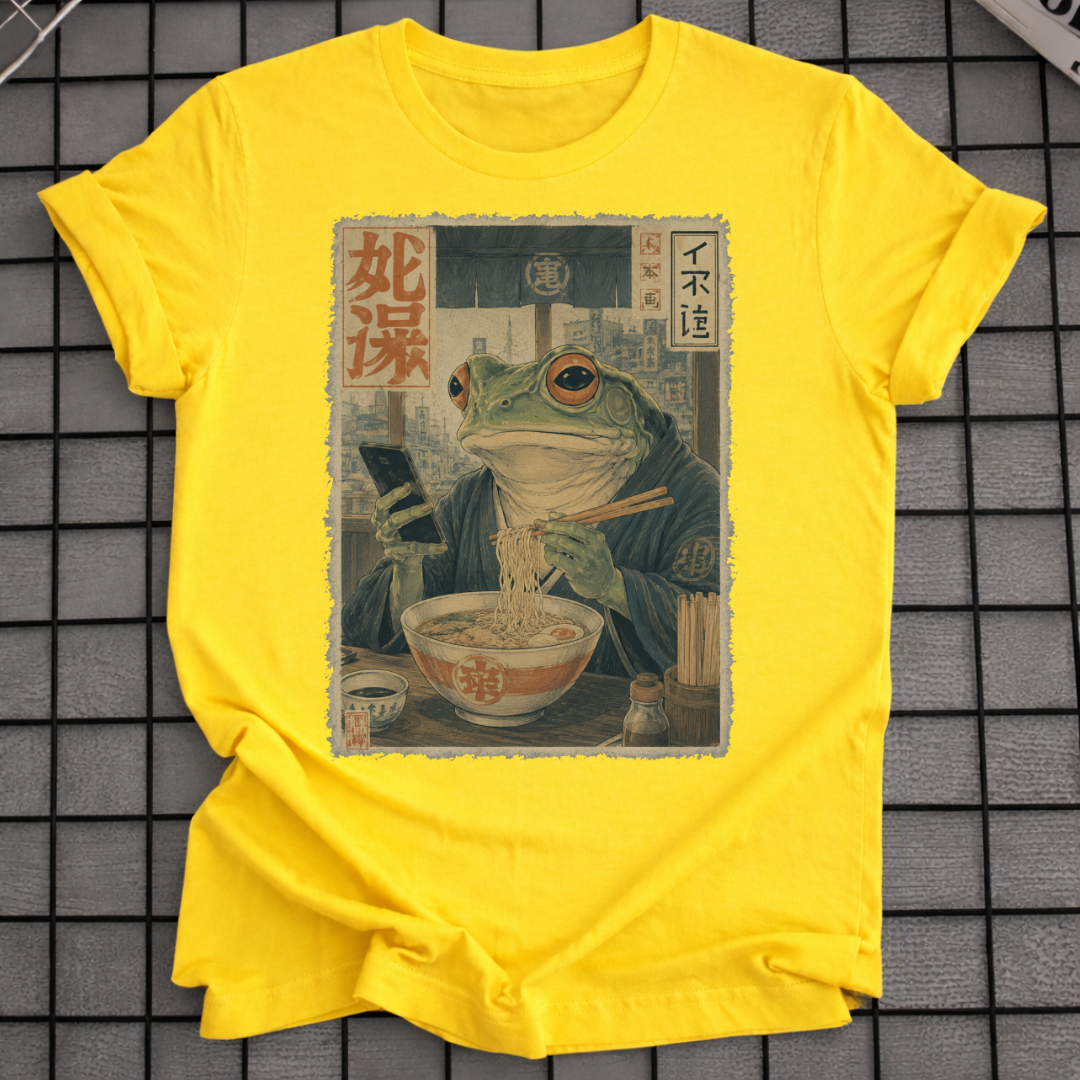 JAPANISCHES FROSCH-RAMEN-T-SHIRT