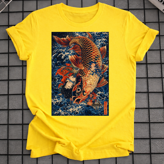 JAPANESE CARP WAVE T-SHIRT