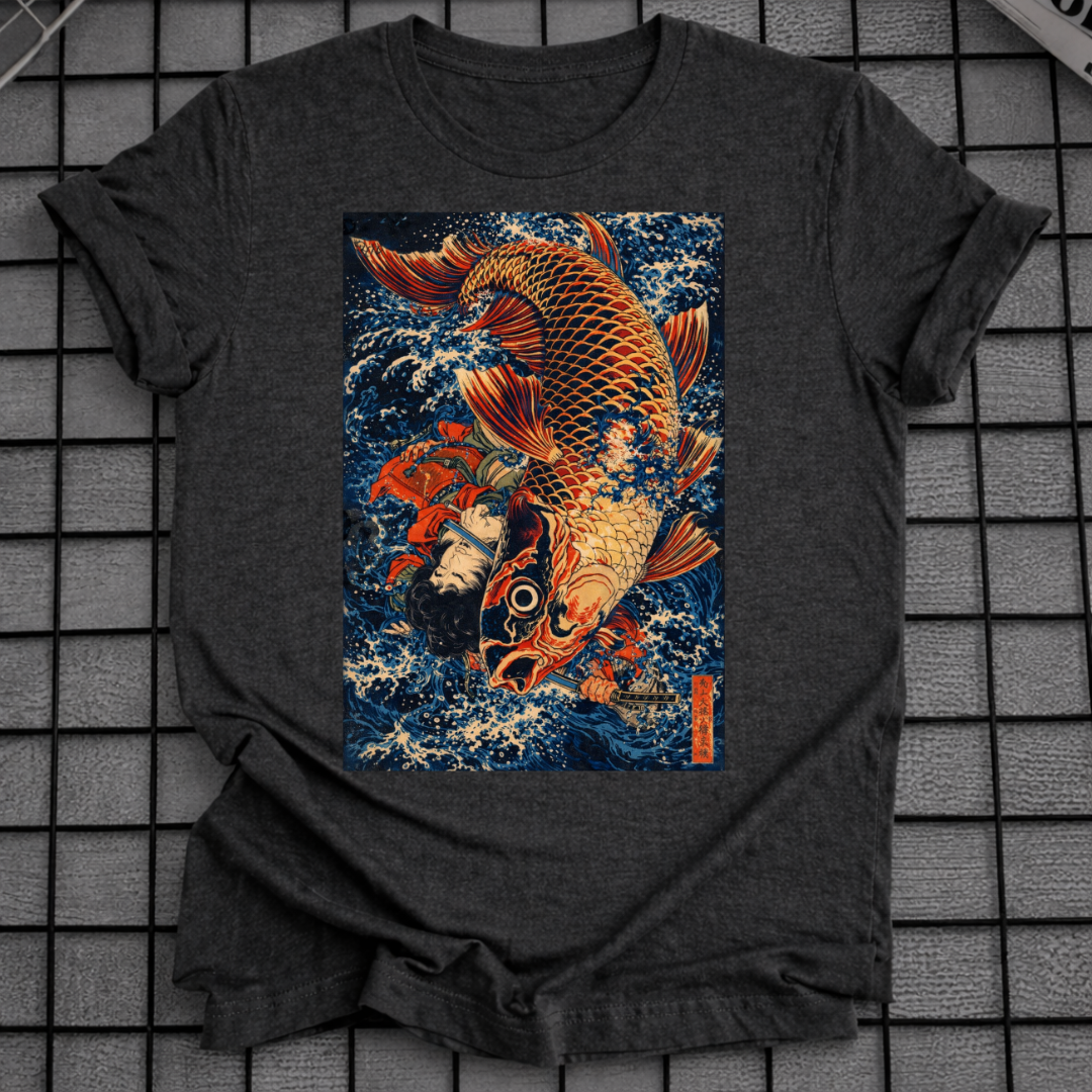 JAPANISCHER KARPFEN WELLE T-SHIRT