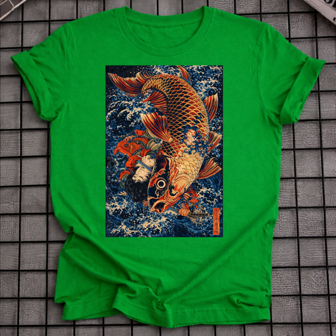 JAPANISCHER KARPFEN WELLE T-SHIRT