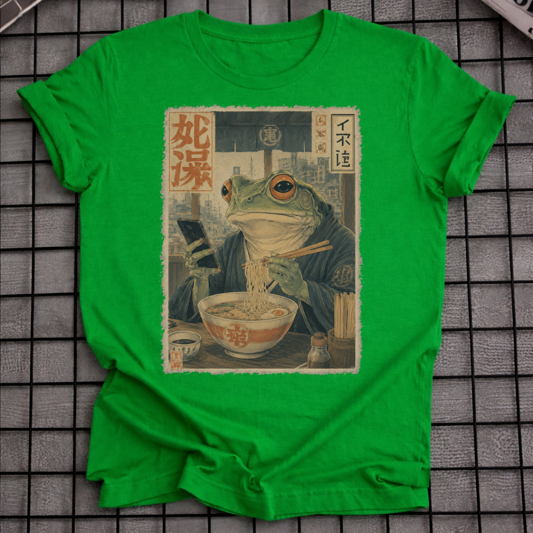 JAPANISCHES FROSCH-RAMEN-T-SHIRT