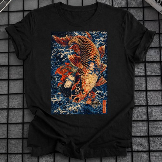 JAPANESE CARP WAVE T-SHIRT