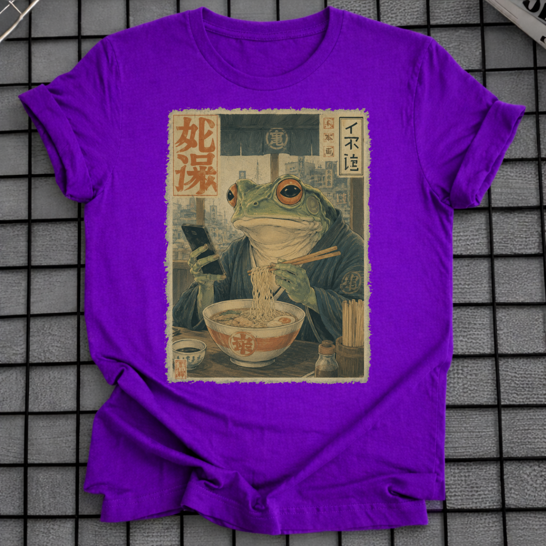 JAPANISCHES FROSCH-RAMEN-T-SHIRT