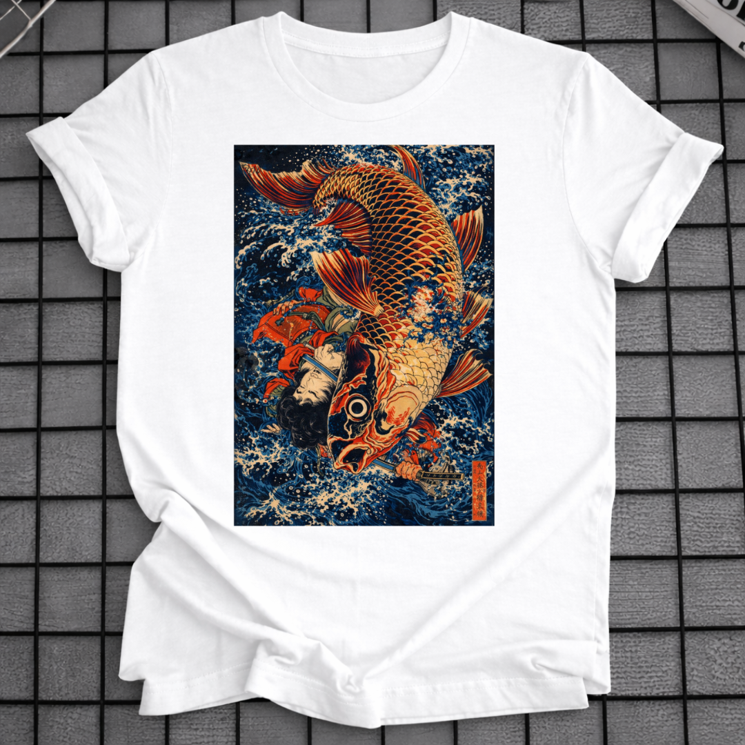 JAPANISCHER KARPFEN WELLE T-SHIRT
