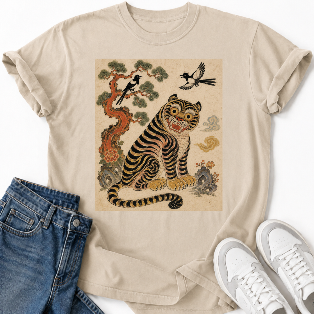 KOREAN MINHWA TIGER T-SHIRT