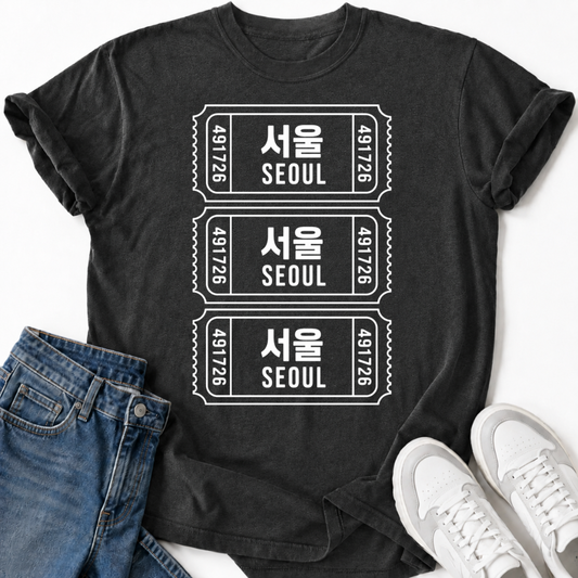 SEOUL TICKET T-SHIRT