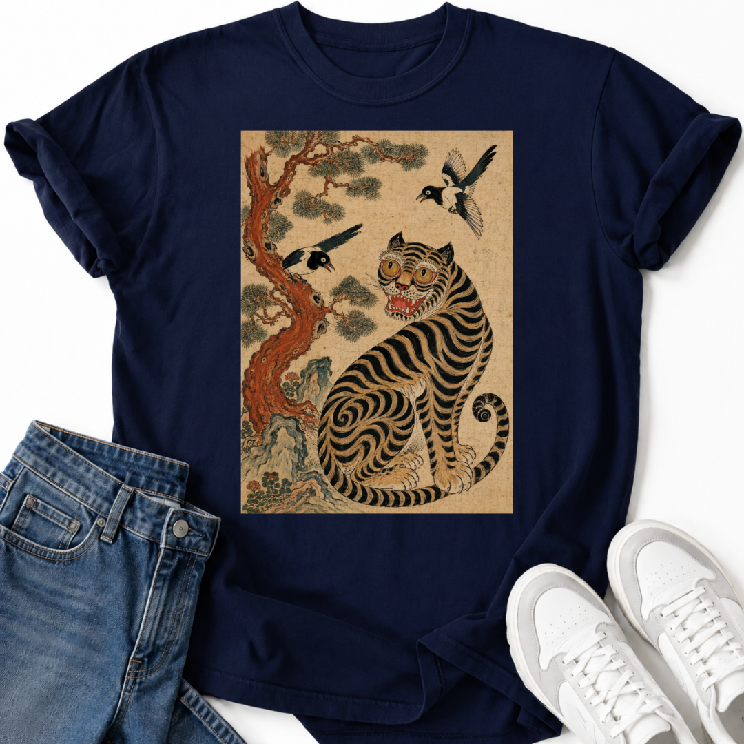 TRADITIONAL MINHWA ART T-SHIRT