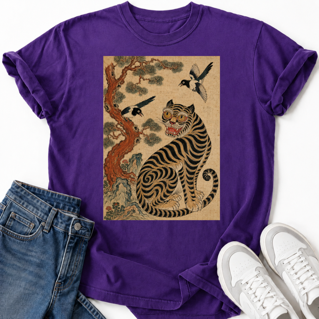 TRADITIONAL MINHWA ART T-SHIRT