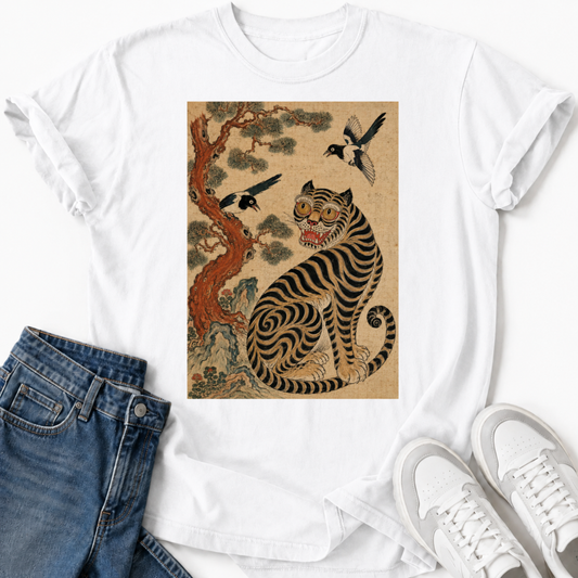 TRADITIONAL MINHWA ART T-SHIRT