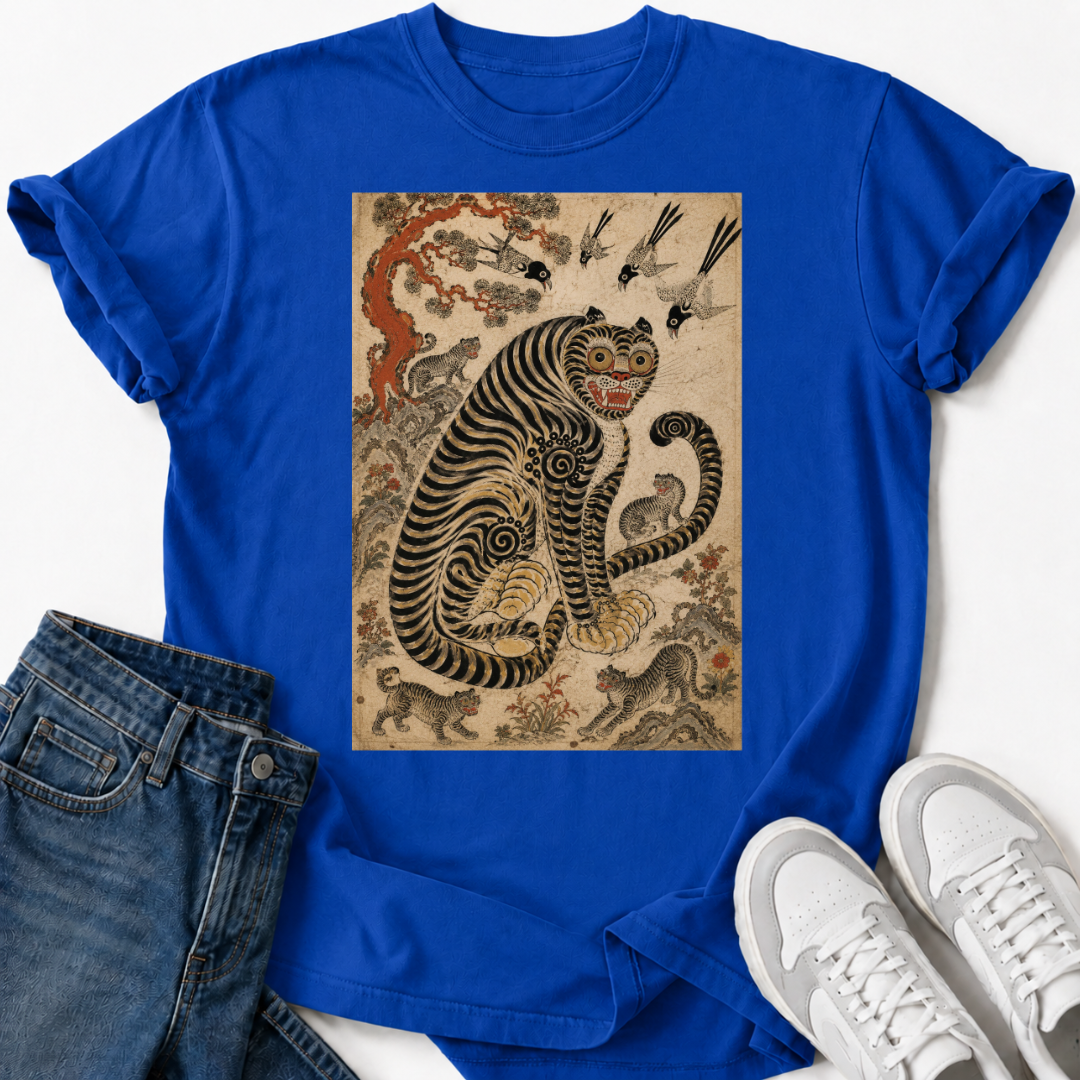 MINHWA TIGER MAGPIE T-SHIRT